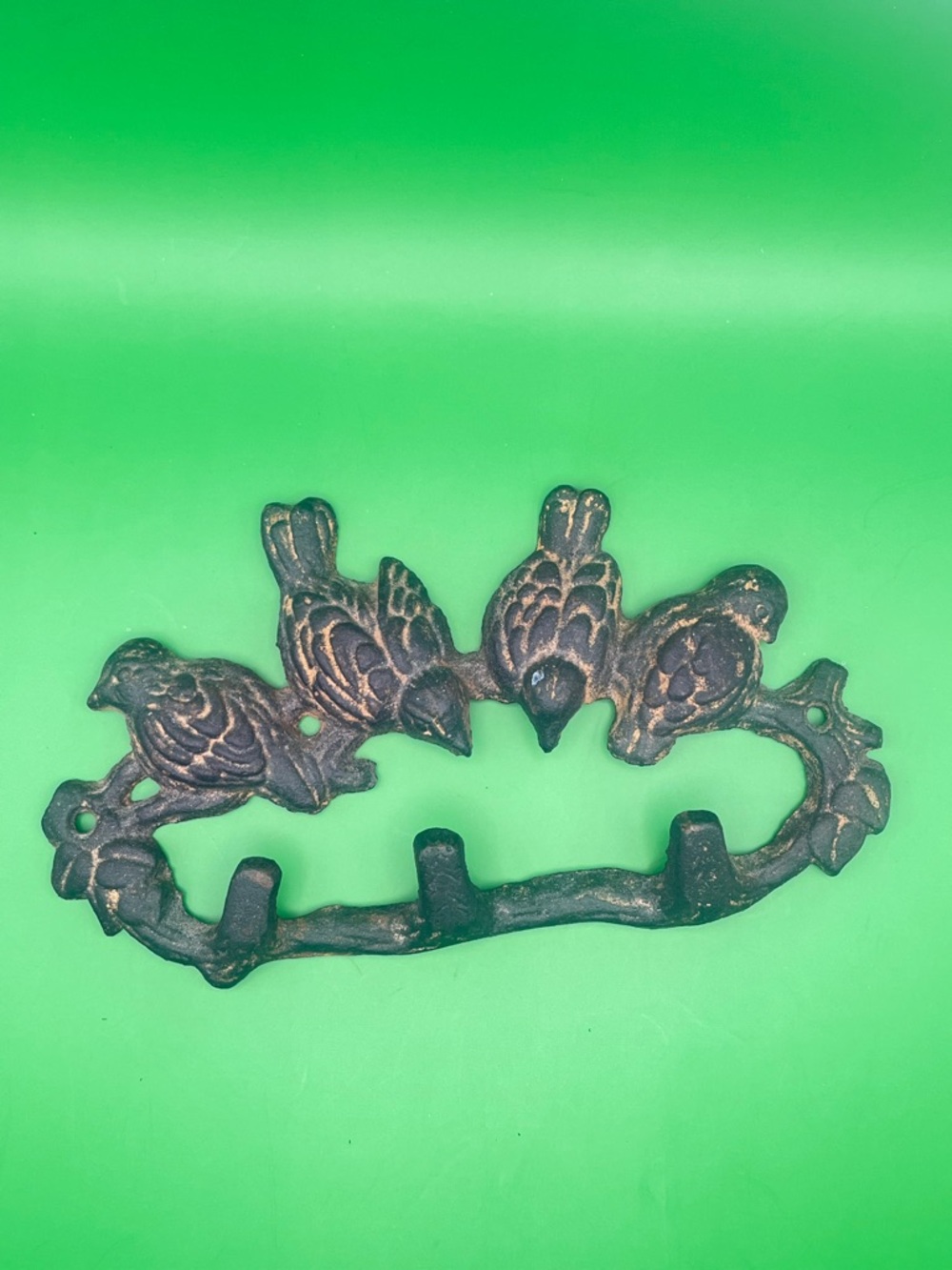 Cast Iron Bird Wall Clothes Hook